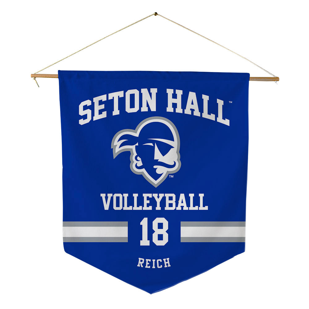 Seton Hall - NCAA Women's Volleyball : Sadie Reich - Pennant - 18" x 21"-0