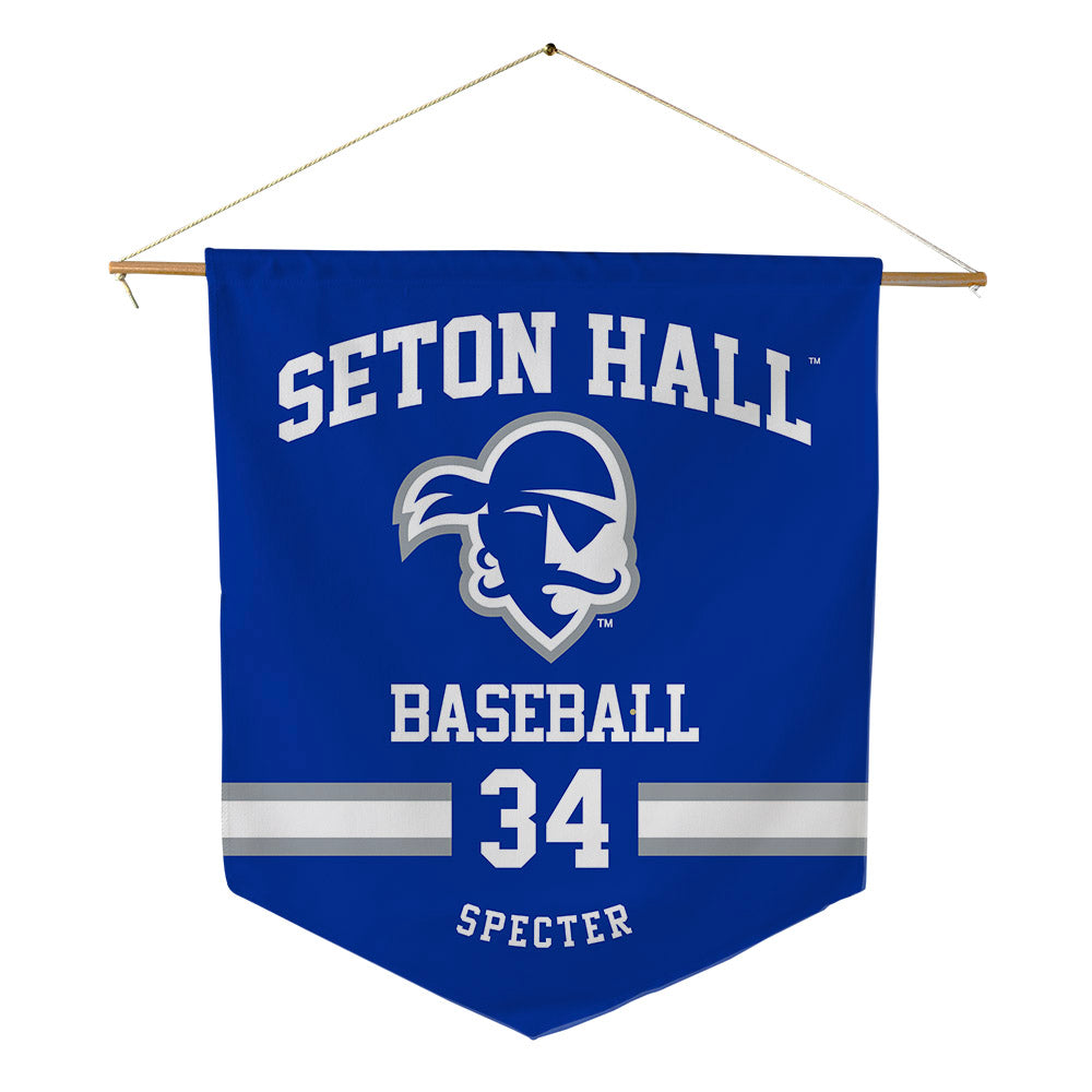 Seton Hall - NCAA Baseball : Jesse Specter - Pennant - 18" x 21"-0
