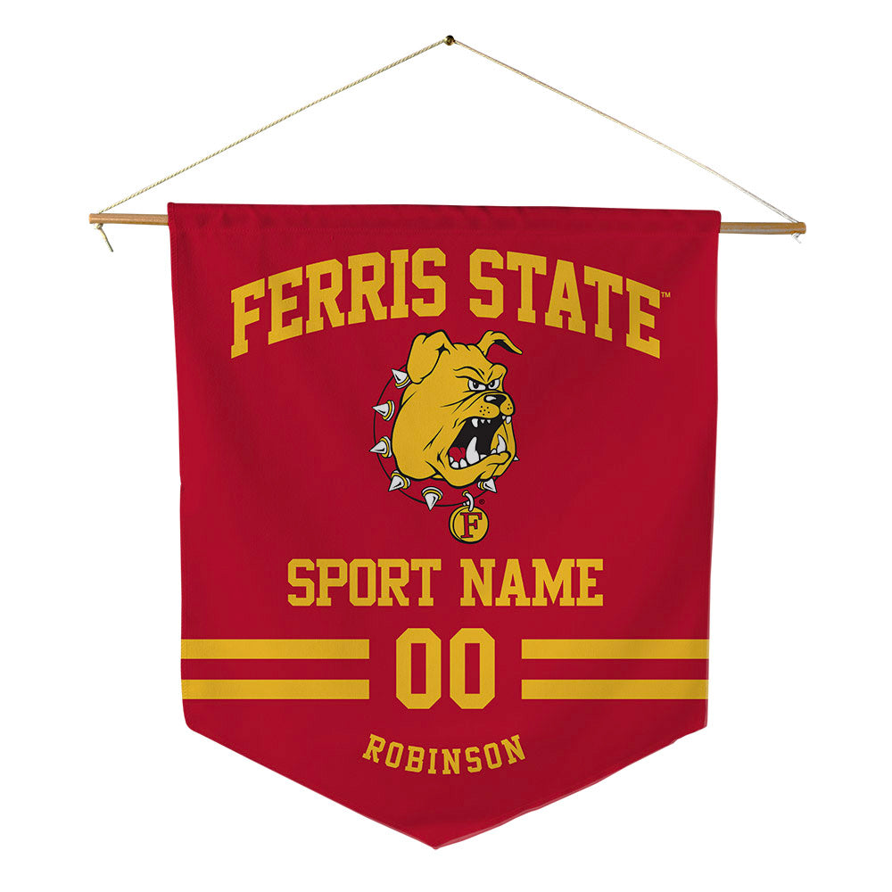Ferris State - NCAA Football : James Robinson - Pennant - 18" x 21"-0