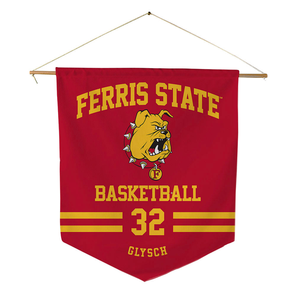 Ferris State - NCAA Women's Basketball : Melena Glysch - Pennant - 18" x 21"-0