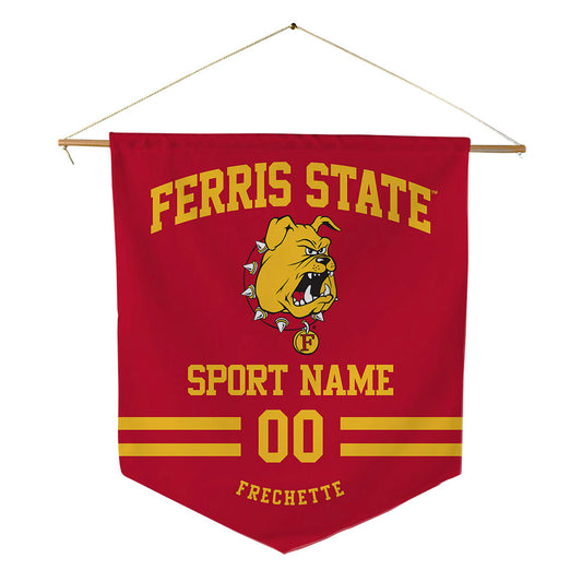 Ferris State - STUNT : Madeleine Frechette - Pennant - 18" x 21"-0