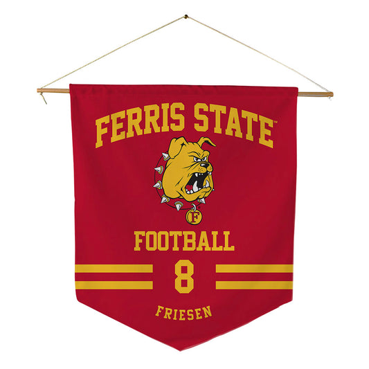 Ferris State - NCAA Football : Kade Friesen - Pennant - 18" x 21"-0