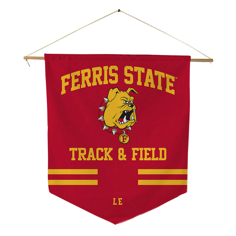 Ferris State - NCAA Women's Track & Field : Alexis Le - Pennant - 18" x 21"-0