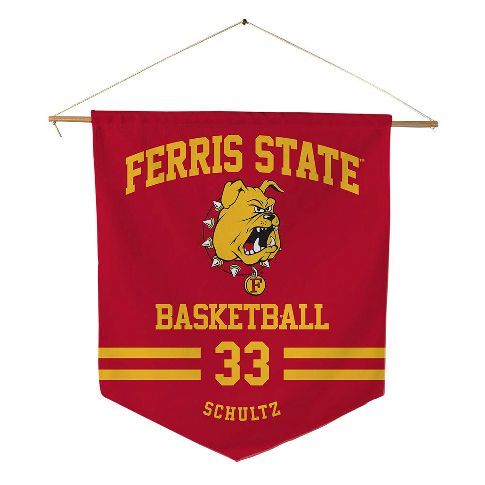 Ferris State - NCAA Women's Basketball : Ally Schultz - Pennant - 18" x 21"-0
