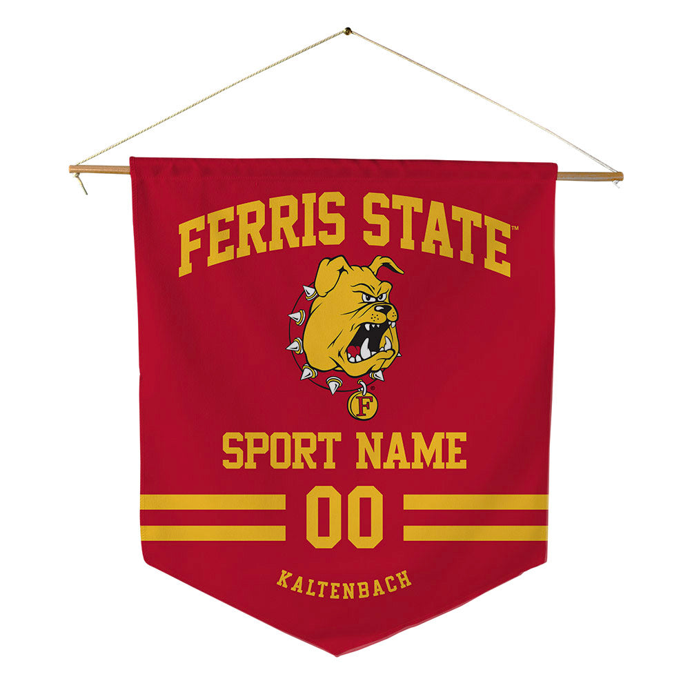 Ferris State - STUNT : Carmen Kaltenbach - Pennant - 18" x 21"-0