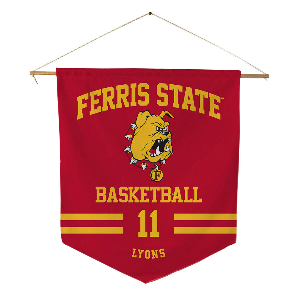 Ferris State - NCAA Women's Basketball : Grace Lyons - Pennant - 18" x 21"-0
