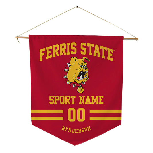 Ferris State - NCAA Cheerleading : Alana Henderson - Pennant - 18" x 21"-0