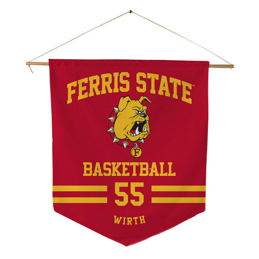 Ferris State - NCAA Women's Basketball : Alyssa Wirth - Pennant - 18" x 21"-0
