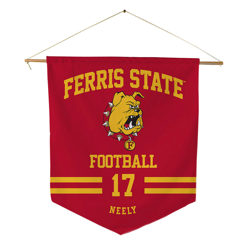 Ferris State - NCAA Football : Dakari Neely - Pennant - 18" x 21"-0