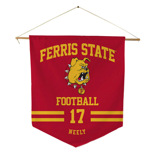 Ferris State - NCAA Football : Dakari Neely - Pennant - 18" x 21"-0