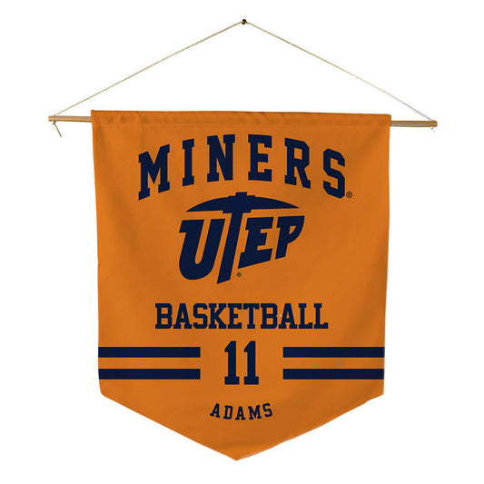UTEP - NCAA Women's Basketball : Portia Adams - Pennant - 18" x 21"-0