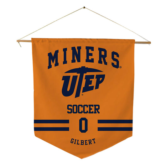 UTEP - NCAA Women's Soccer : Alaina Gilbert - Pennant - 18" x 21"-0