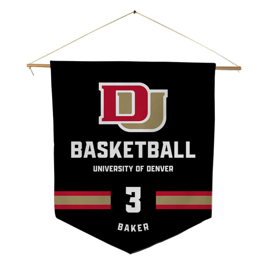 DU - NCAA Women's Basketball : Tori Baker - Pennant - 18" x 21"-0
