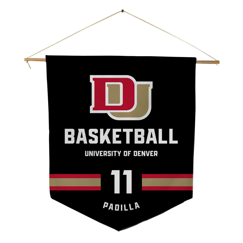DU - NCAA Women's Basketball : Karolina Padilla - Pennant - 18" x 21"-0