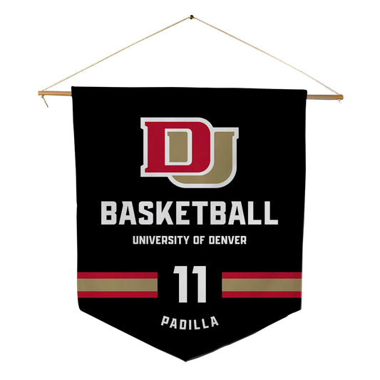 DU - NCAA Women's Basketball : Karolina Padilla - Pennant - 18" x 21"-0