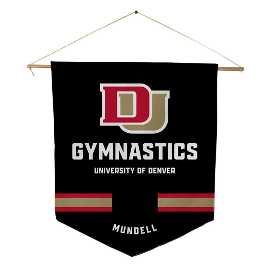DU - NCAA Women's Gymnastics : Rylie Mundell - Pennant - 18" x 21"-0