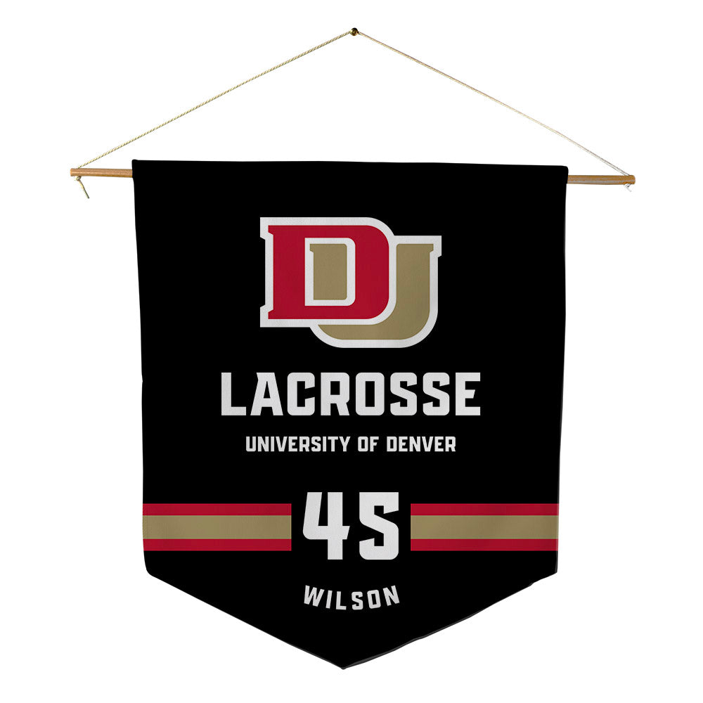 DU - NCAA Women's Lacrosse : Raegan Wilson - Pennant - 18" x 21"-0