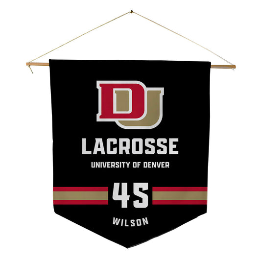 DU - NCAA Women's Lacrosse : Raegan Wilson - Pennant - 18" x 21"-0