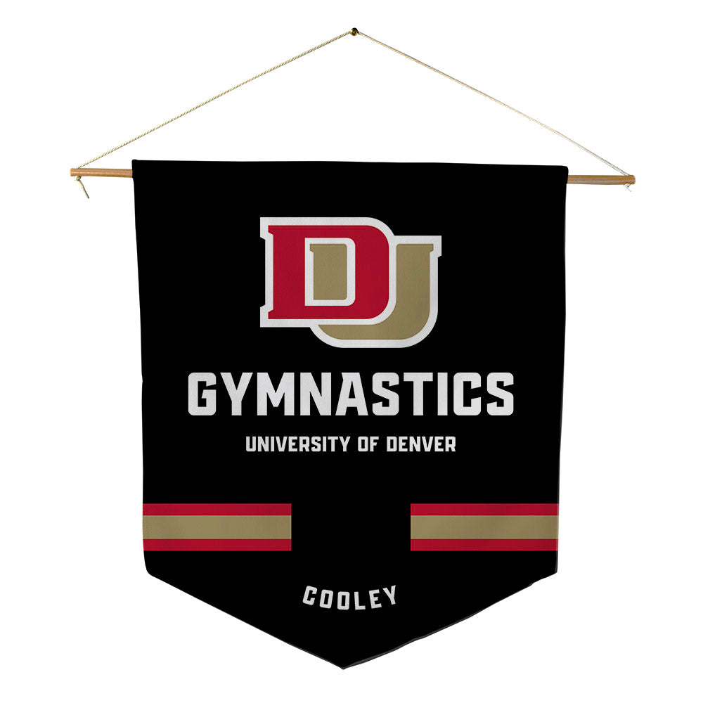 DU - NCAA Women's Gymnastics : Cecilia Cooley - Pennant - 18" x 21"-0