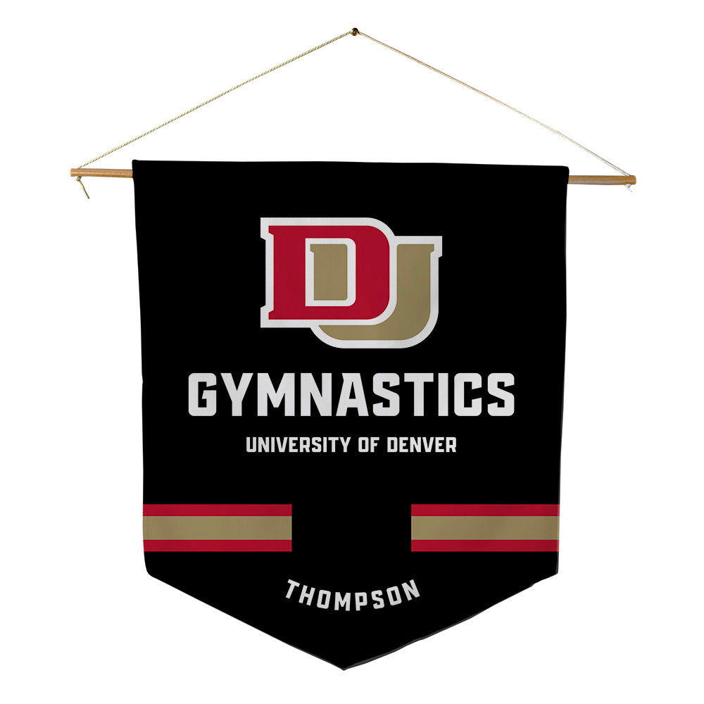 DU - NCAA Women's Gymnastics : Abbie Thompson - Pennant - 18" x 21"-0