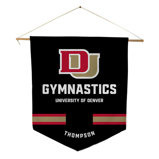 DU - NCAA Women's Gymnastics : Abbie Thompson - Pennant - 18" x 21"-0