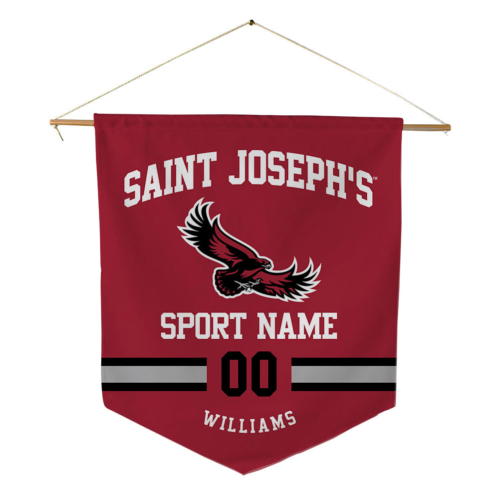 St. Joe's - NCAA Men's Track & Field : Jalen Williams - Pennant - 18" x 21"-0