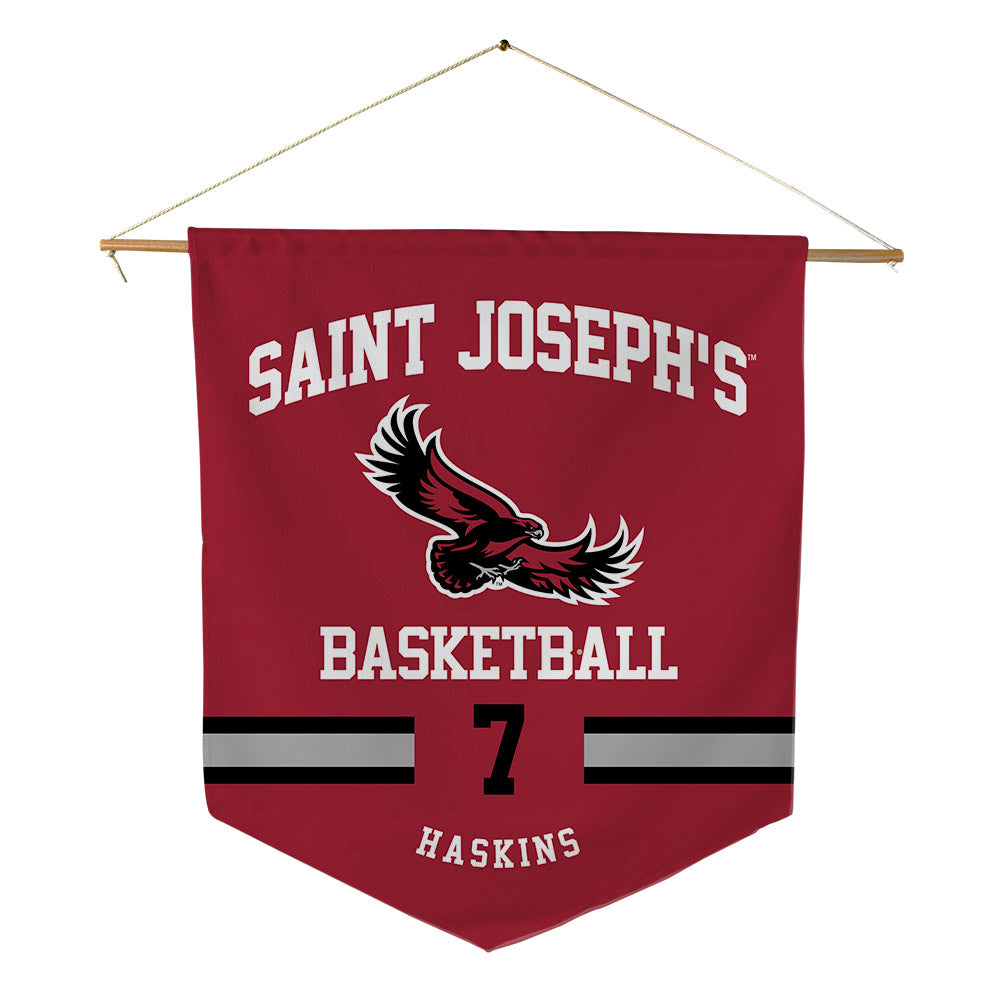 St. Joe's - NCAA Men's Basketball : Dasear Haskins - Pennant - 18" x 21"-0