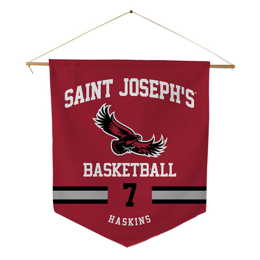 St. Joe's - NCAA Men's Basketball : Dasear Haskins - Pennant - 18" x 21"-0