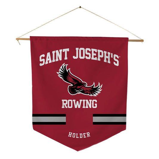 St. Joe's - NCAA Women's Rowing : Evie Holder - Pennant - 18" x 21"-0