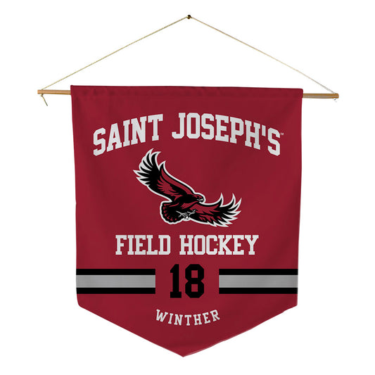 St. Joe's - NCAA Women's Field Hockey : Emma Winther - Pennant - 18" x 21"-0