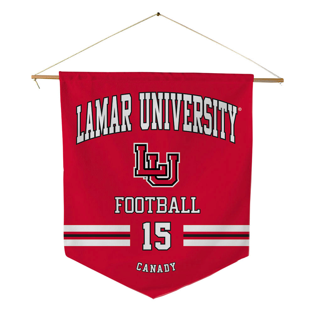 Lamar - NCAA Football : Koda Canady - Pennant - 18" x 21"-0