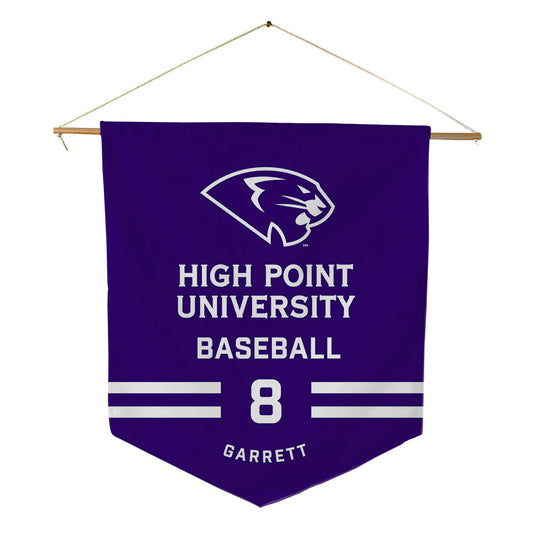 High Point - NCAA Baseball : Bryan Garrett - Pennant - 18" x 21"-0