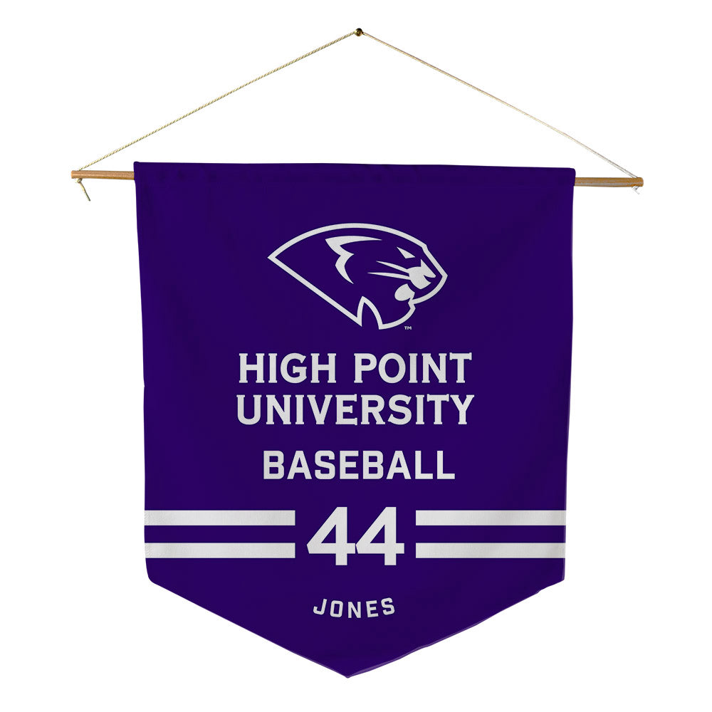 High Point - NCAA Baseball : Charlie Jones - Pennant - 18" x 21"-0