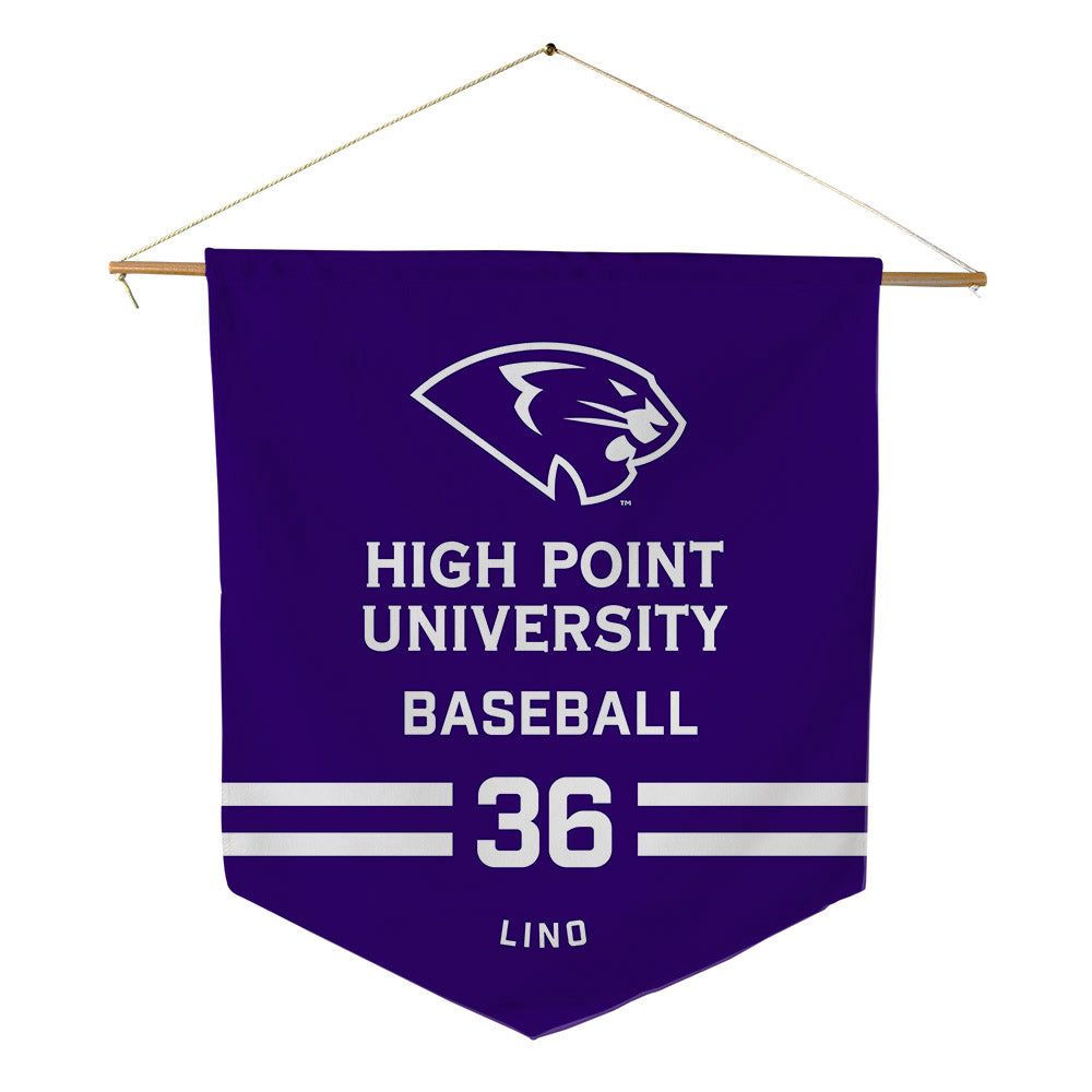 High Point - NCAA Baseball : Anthony Lino - Pennant - 18" x 21"-0