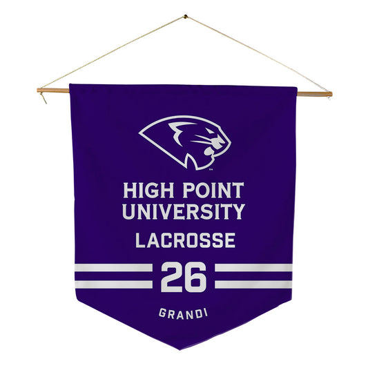 High Point - NCAA Women's Lacrosse : Ava Grandi - Pennant - 18" x 21"-0