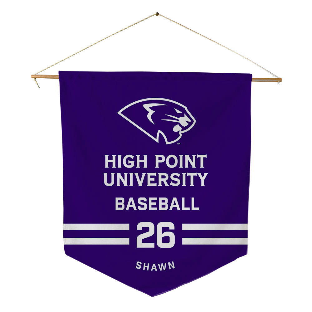 High Point - NCAA Baseball : Brody Shawn - Pennant - 18" x 21"-0