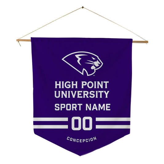 High Point - NCAA Women's Rowing : Kate Concepcion - Pennant - 18" x 21"-0