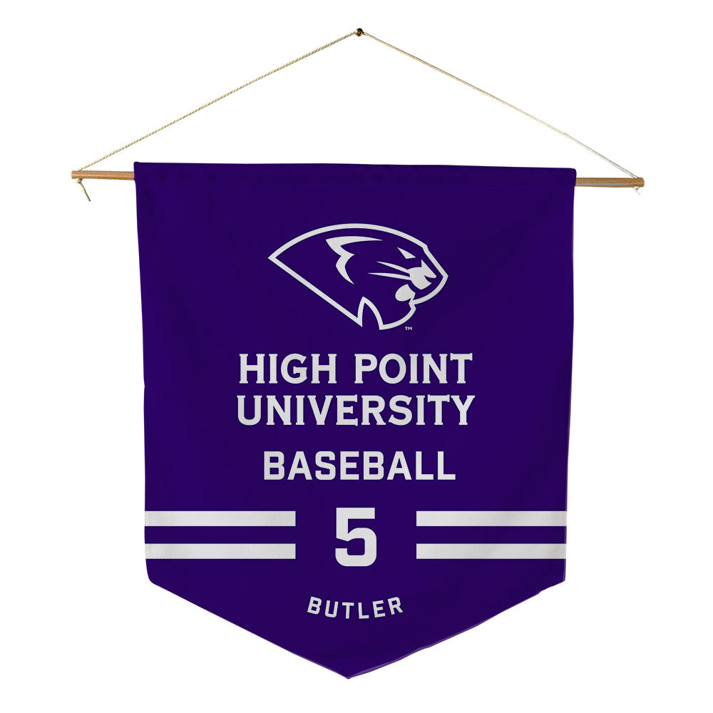 High Point - NCAA Baseball : Cordarius Butler - Pennant - 18" x 21"-0