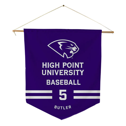 High Point - NCAA Baseball : Cordarius Butler - Pennant - 18" x 21"-0