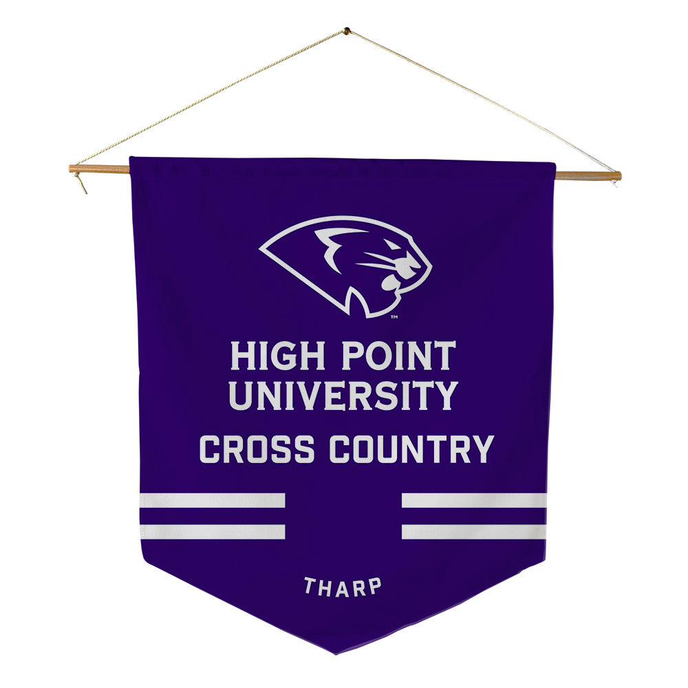 High Point - NCAA Men's Cross Country : Ethan Tharp - Pennant - 18" x 21"-0