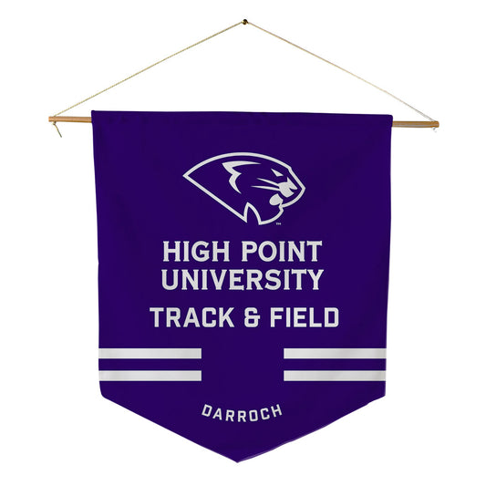 High Point - NCAA Men's Track & Field : Myles Darroch - Pennant - 18" x 21"-0