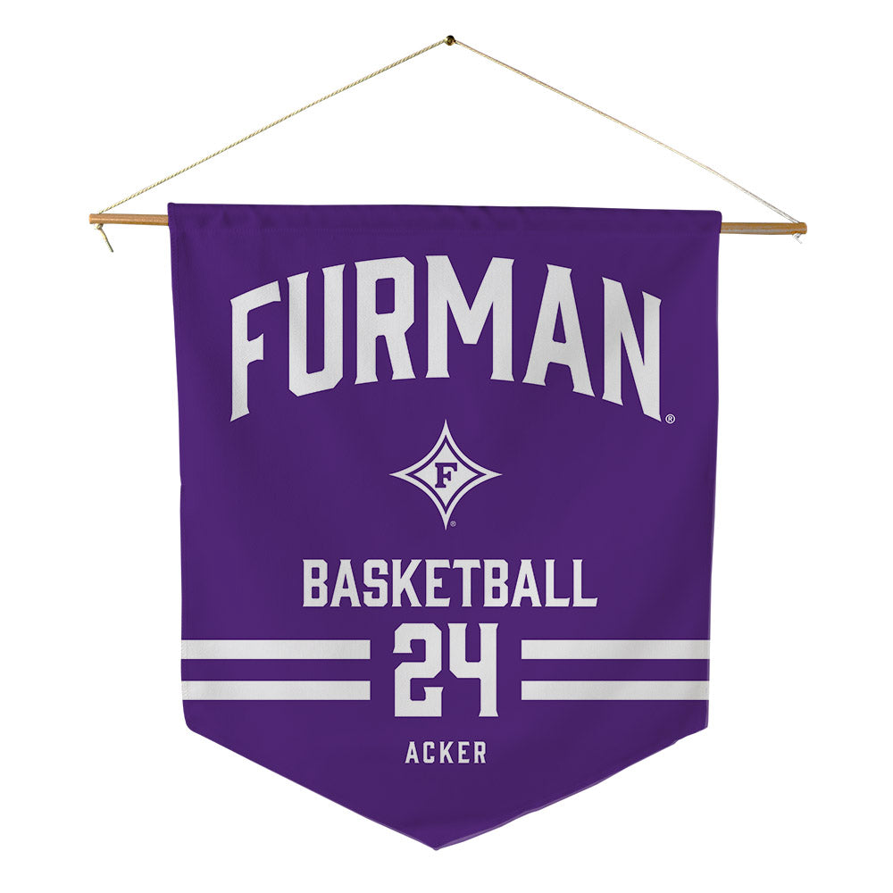 Furman - NCAA Women's Basketball : Jaelyn Acker - Pennant - 18" x 21"-0