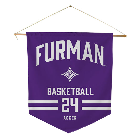 Furman - NCAA Women's Basketball : Jaelyn Acker - Pennant - 18" x 21"-0