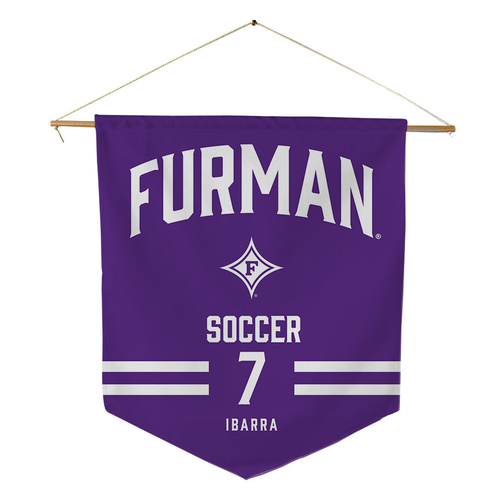Furman - NCAA Women's Soccer : Alexa Ibarra - Pennant - 18" x 21"-0