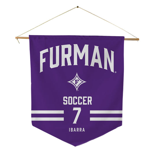 Furman - NCAA Women's Soccer : Alexa Ibarra - Pennant - 18" x 21"-0