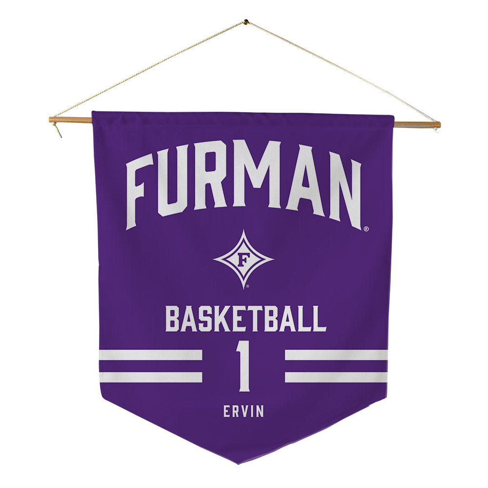 Furman - NCAA Women's Basketball : Alyssa Ervin - Pennant - 18" x 21"-0