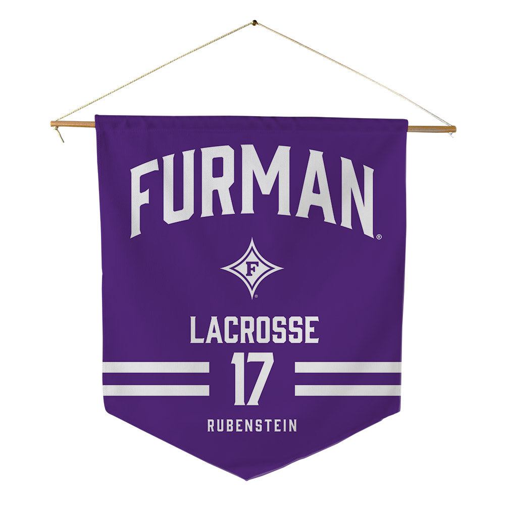 Furman - NCAA Women's Lacrosse : Meredith Rubenstein - Pennant - 18" x 21"-0