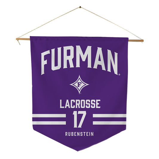 Furman - NCAA Women's Lacrosse : Meredith Rubenstein - Pennant - 18" x 21"-0