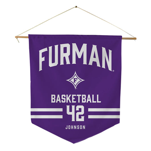 Furman - NCAA Women's Basketball : Kate Johnson - Pennant - 18" x 21"-0