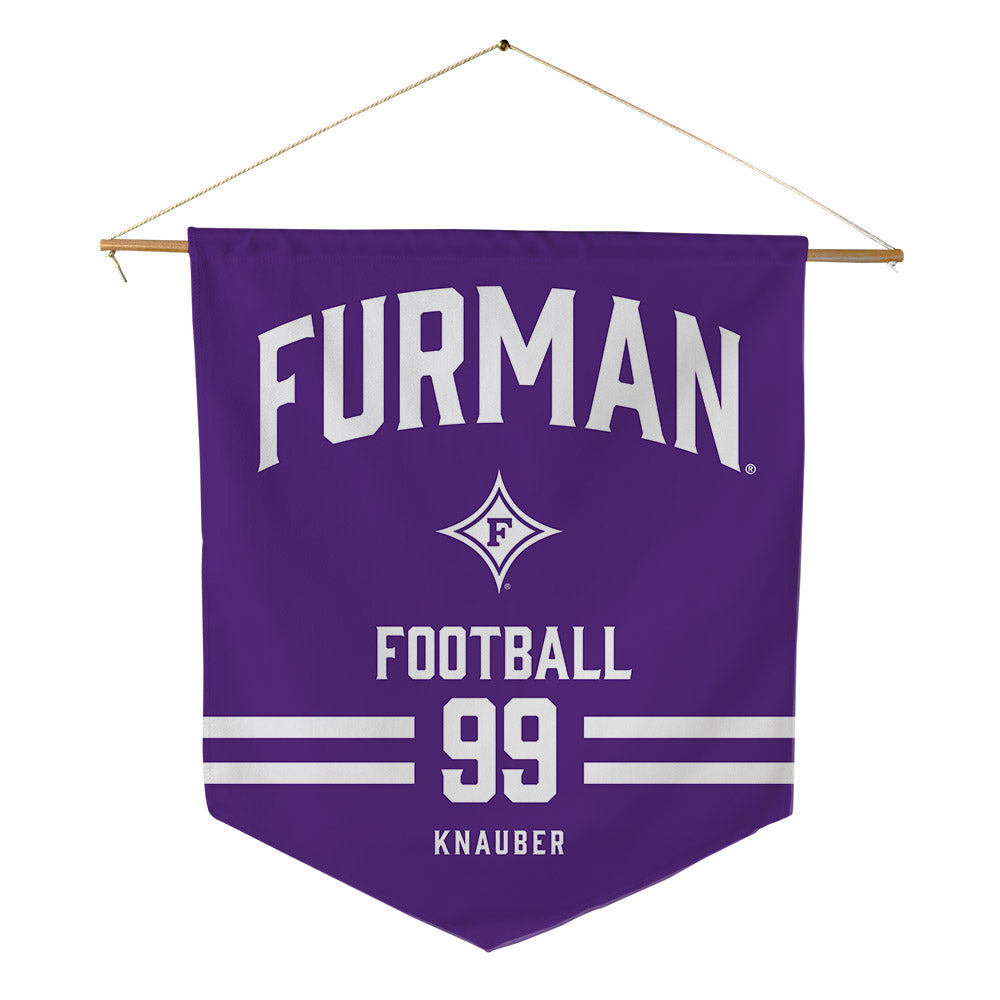 Furman - NCAA Football : Bruce Knauber - Pennant - 18" x 21"-0